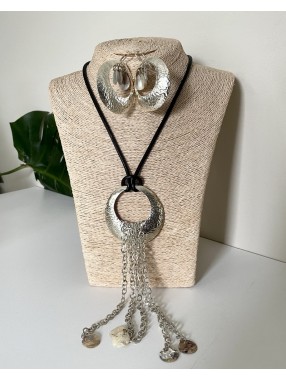 PARURE LUNE MARTELEE & NACRE