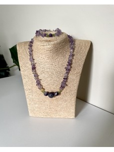 PARURE AMETHYSTE CHIPS