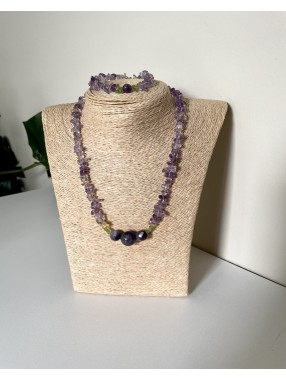 PARURE AMETHYSTE CHIPS