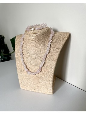 PARURE QUARTZ ROSE