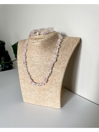 PARURE QUARTZ ROSE