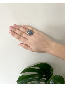 BAGUE OVALE LAPIS LAZULI