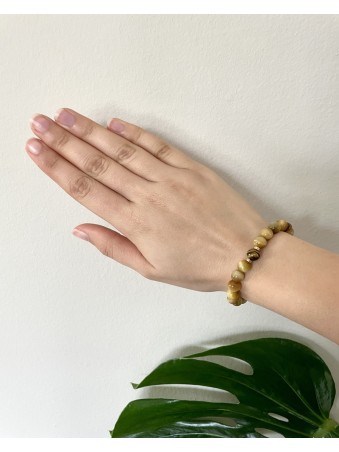 BRACELET BOULES OEIL DE TIGRE