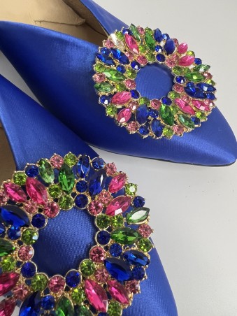 MULES A TALON AVEC BROCHE EN STRASS