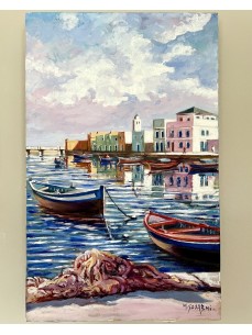 TABLEAU VIEUX PORT KSSIBA