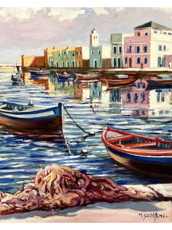 TABLEAU VIEUX PORT KSSIBA