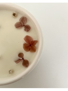 BOUGIE EN CERAMIQUE FLEUR DE LYS
