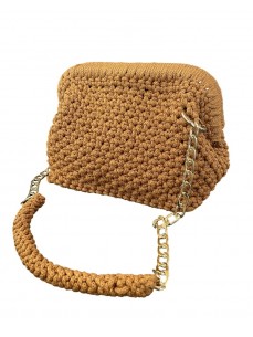 POCHETTE EN MACRAME FERMOIRE CLASSIQUE