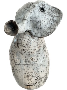 ELEPHANT EN  RAKU