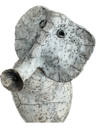 ELEPHANT EN  RAKU