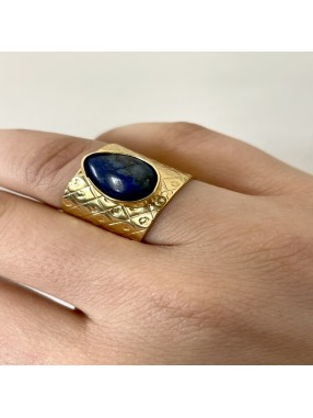 BAGUE LAPIS LAZOULI