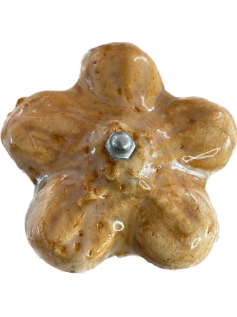 FLEUR EN RAKU ET BAMBOU