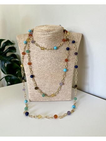 SAUTOIR LES SEPT CHAKRA