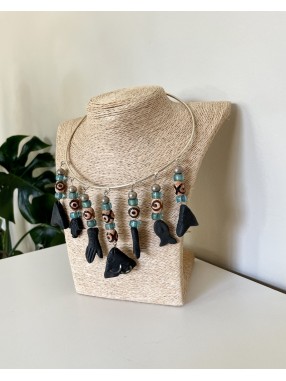 CERCEAU AMBER ET VERRE MURANO