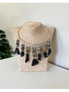 CERCEAU AMBER ET VERRE MURANO