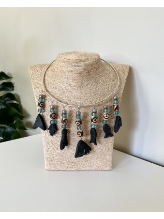 CERCEAU AMBER ET VERRE MURANO