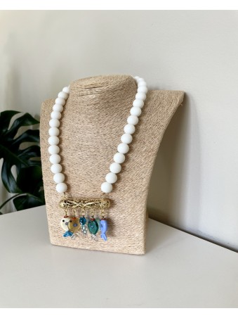 COLLIER CALCITE BLANCHE