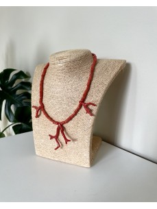 COLLIER CANETTE CORAIL ET BRANCHE 2