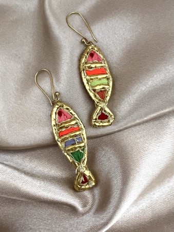 BOUCLES D'OREILLES POISSON