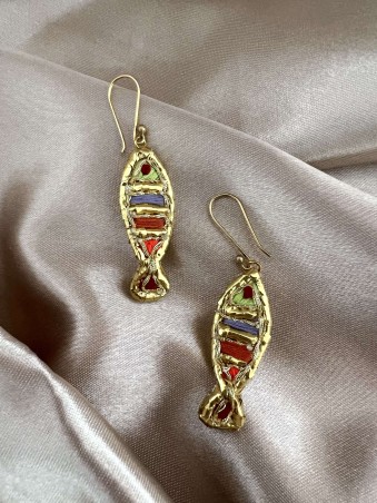 BOUCLES D'OREILLES POISSON