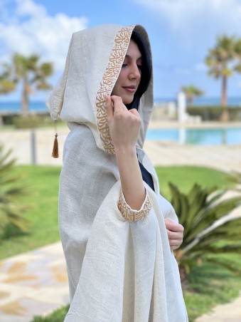 ETOLE AVEC CAPUCHE ET MANCHES